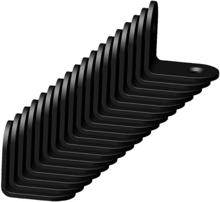 Inspection interne/troisième partie Des supports de rangement personnalisés en acier inoxydable en aluminium montés sur une paroi