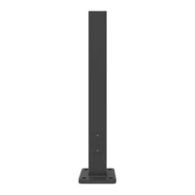 Base de pôle et supports supérieurs de panneaux de signalisation côte de la route en laiton personnalisés à la demande du client