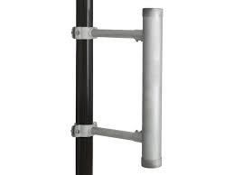 Base de pôle et supports supérieurs de panneaux de signalisation côte de la route en laiton personnalisés à la demande du client