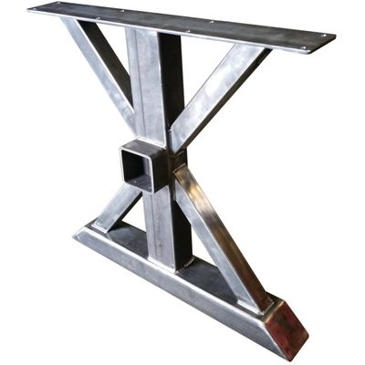 Fabriqué en aluminium "Z" Design Steel Pieds de table de cuisine/salle à manger Produit de style industriel