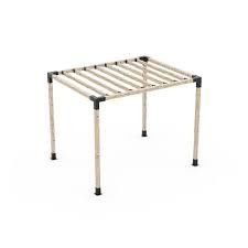 Le client a demandé un kit de supports de pergola Nanfeng en acier inoxydable.