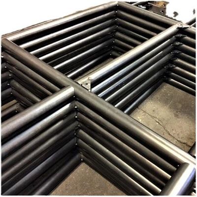 Processus de soudage et d'usinage industriel pour les pièces métalliques de cadre en acier au carbone sur mesure