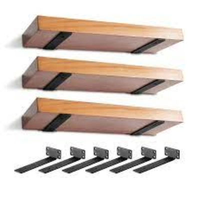 Des supports d'étagère montés sur le mur, robustes et élégants, d'une épaisseur de 0,4-3 mm