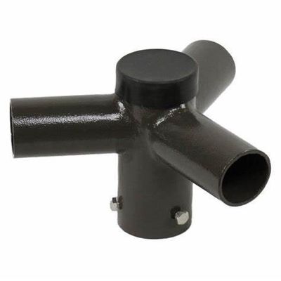 Un support en fonte durable pour des poteaux carrés de 5 pouces adaptateur de tenon sur mesure à 90 degrés