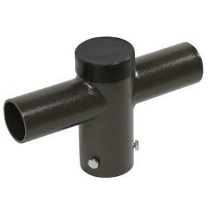 Un support en fonte durable pour des poteaux carrés de 5 pouces adaptateur de tenon sur mesure à 90 degrés