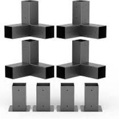 La demande du client Notre kit de supports de pergola en acier est fabriqué dans différentes épaisseurs