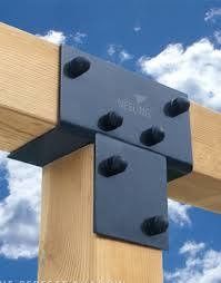 Kit de supports de pergola en acier personnalisé à bas prix pour la demande du client commande maintenant