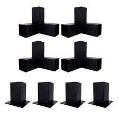 Kit de supports de pergola en acier chinois à prix de gros pour les pièces de climatiseurs