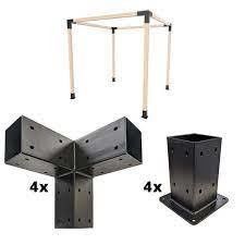 Kit de supports de pergola en acier chinois à prix de gros pour les pièces de climatiseurs