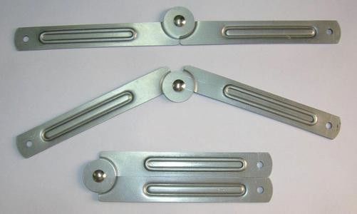 Pièces d'estampage en acier inoxydable/aluminium pour support de fabrication de tôles sur mesure