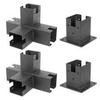 Kit de supports de pergola en acier abordable pour la demande du client et économique
