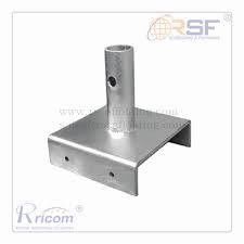 Plaques de base en acier inoxydable personnalisées abordables avec seconde opération et revêtement électronique