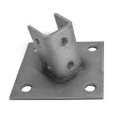 Service de fabrication personnalisé de plaques de base en acier inoxydable à estampage progressif