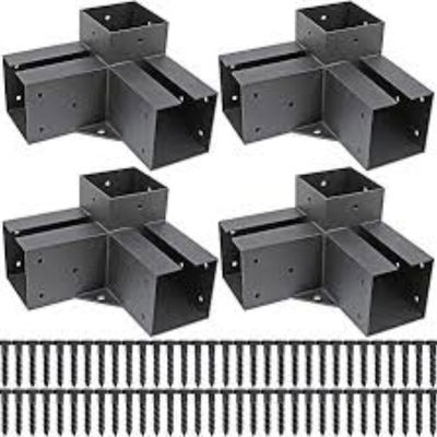 Kit de supports de pergola en acier personnalisé en interne / tiers inspecté et approuvé