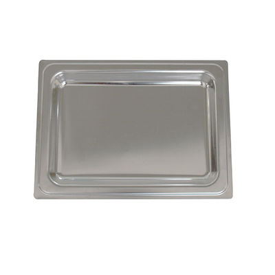 Plateau à buffet froid Plateau d'affichage avec couvercle nickel plaqué