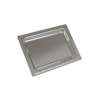 Plateau à buffet froid Plateau d'affichage avec couvercle nickel plaqué