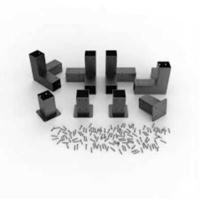 Kit de supports de pergola en acier sur mesure pour la taille et les spécifications demandées par le client