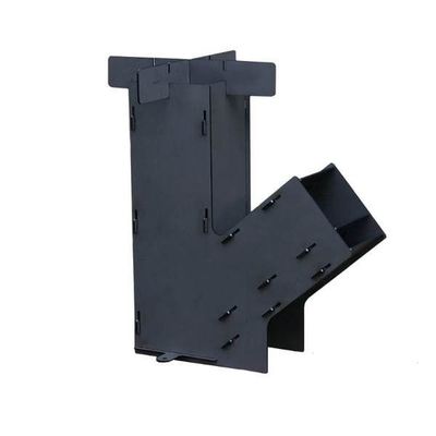 Améliorez vos éléments de support avec un poêle à roquettes en bois en acier au carbone noir personnalisé