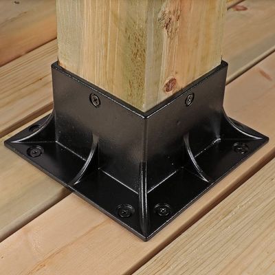 Fabrication sur mesure en métal pièces de soudage à base de piédestal structurellement assemblées