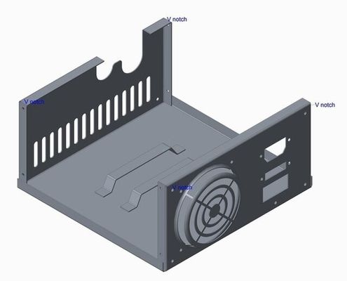 Boîte de supports de soudage sur mesure en tôle d'acier, en pièces secondaires