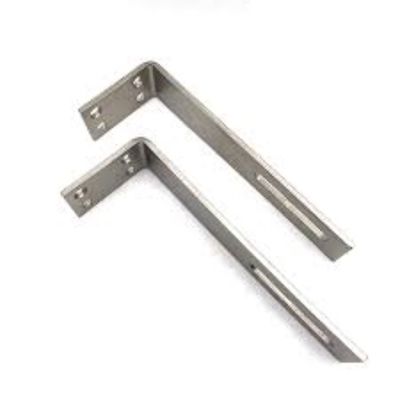 ISO9001 2008 Certifié personnalisé en acier en forme de L support d'angle plat pour cadre d'armoire