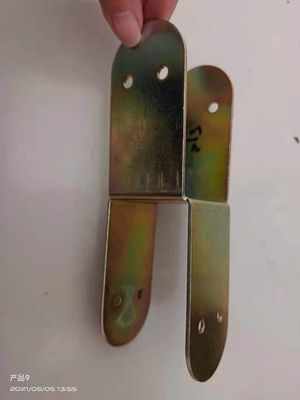 Connecteur en bois à charpente en acier au carbone recouvert de zinc pour étagère d'épaisseur 0,4--3 mm