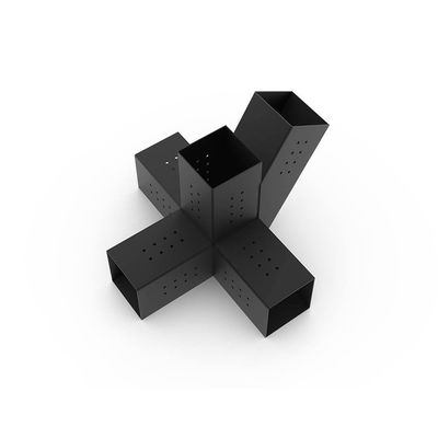 Kit de pergola personnalisé avec support de base d'angle et connecteur de poutres de bois 290g