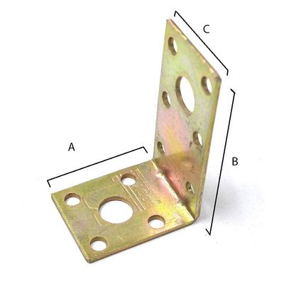 Tracerie d'angle personnalisée, support de poutre pour le processus de pliage de perforation