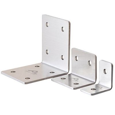 Des supports de banc en aluminium en laiton en forme de L U Z Inspection interne et conception personnalisable