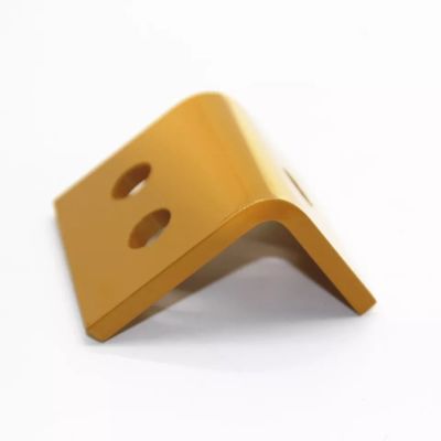 0.4-3 mm épaisseur support d'angle d'estampage en acier galvanisé sur mesure pour montage fixe