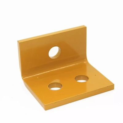 0.4-3 mm épaisseur support d'angle d'estampage en acier galvanisé sur mesure pour montage fixe