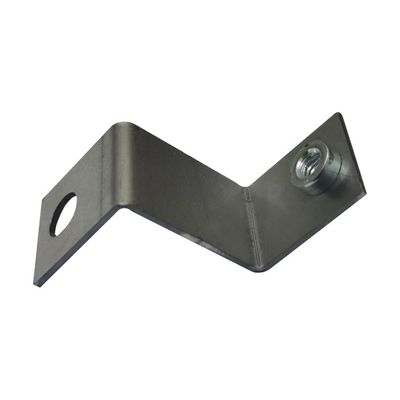 0.4-3 mm épaisseur support d'angle d'estampage en acier galvanisé sur mesure pour montage fixe