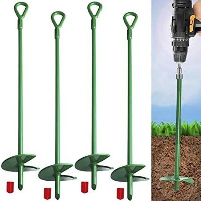 Ancrage de terre en spirale pour les applications agricoles