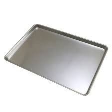Personnalisation 304 acier inoxydable plateau de four rectangulaire carré avec matériau en aluminium