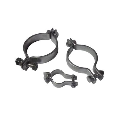 Clampes pour tuyaux en acier inoxydable galvanisées métalliques sur mesure