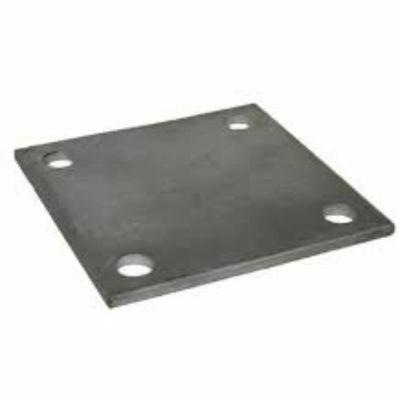 Fabrication sur mesure en acier inoxydable Plaques de base droites pour vos besoins