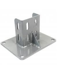 Plaque de base de montage de plancher en acier et en acier inoxydable personnalisée pour pièces d'estampage OEM ODM