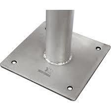 Ltd Plaque de base de montage de plancher en acier et en acier inoxydable personnalisée pour le pliage