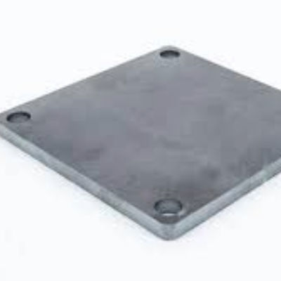 Fabrication sur mesure en acier inoxydable Plaques de base droites à des prix abordables