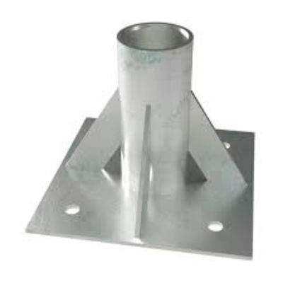 Plaque de base montée au sol en acier et en acier inoxydable personnalisés avec ligne de presse automatisée