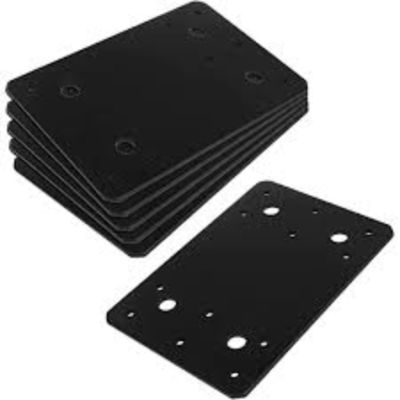Plaques de base droites en acier inoxydable à estampage précis avec certification ISO9001 2008
