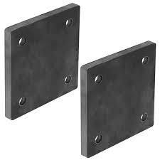 Plaques de base droites en acier inoxydable à estampage précis avec certification ISO9001 2008