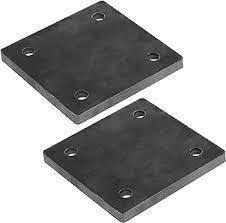 Plaques de base droites en acier inoxydable à estampage précis avec certification ISO9001 2008