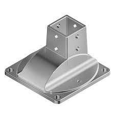 Des prix raisonnables pour les plaques de base de montage de plancher en aluminium et en acier inoxydable sur mesure