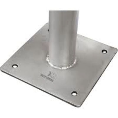Plaque de base en acier et en acier inoxydable avec service de fabrication sur mesure