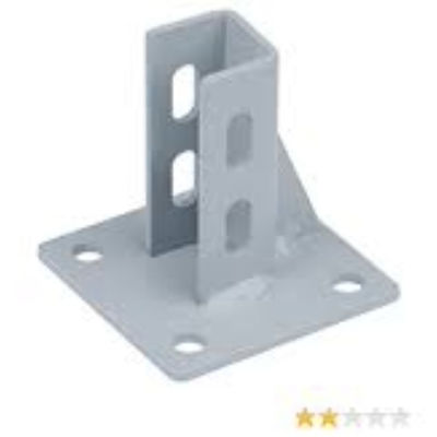 Plaque de base de montage de plancher en acier et en acier inoxydable abordable avec conception personnalisée