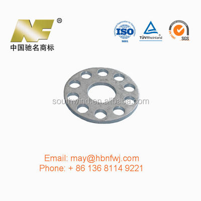 Petites commandes acceptées Nanfeng pièces métalliques sur mesure en tôle avec revêtement Dacromet