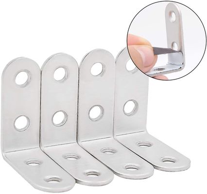 Acier inoxydable 304 Code d'angle pour l'épaisseur de l'infrastructure 0,5 mm-25 mm Fait sur commande