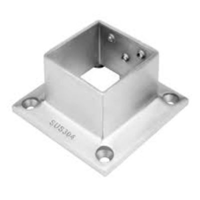 Plaque de base de montage de plancher en acier et en acier inoxydable personnalisée pour la ligne de presse automatisée