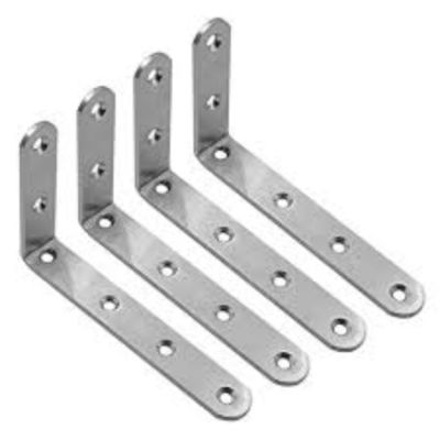 Des supports d'angle en acier et en acier inoxydable enduits de poudre pour applications industrielles